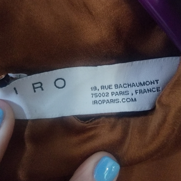 IRO Osium Mini Dress in Camel - Picture 3 of 5